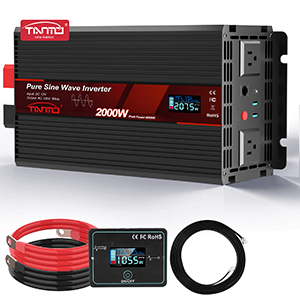 Tianmo 2000W Pure Sine Wave Inverter Wired Remote Control