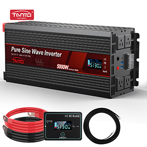 Tianmo 5000W Pure Sine Wave Inverter Wired Remote Control
